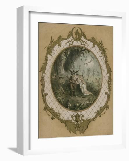 Titania Quadrille-null-Framed Giclee Print