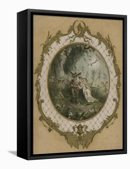 Titania Quadrille-null-Framed Stretched Canvas
