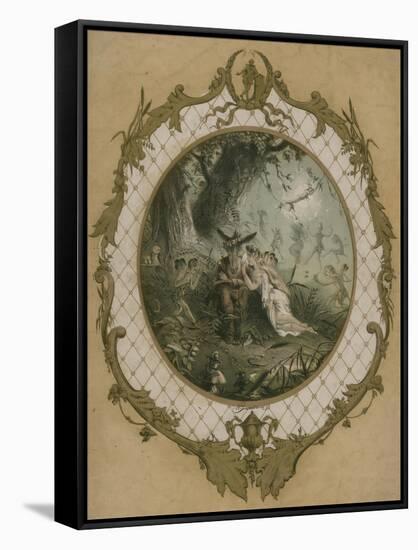Titania Quadrille-null-Framed Stretched Canvas