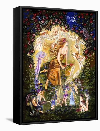 Titania's Bower-Judy Mastrangelo-Framed Stretched Canvas