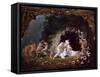 Titania Sleeping-Richard Dadd-Framed Stretched Canvas