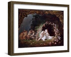 Titania Sleeping-Richard Dadd-Framed Giclee Print