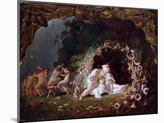 Titania Sleeping-Richard Dadd-Mounted Giclee Print