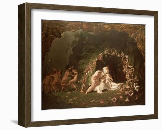 Titania Sleeping-Richard Dadd-Framed Giclee Print