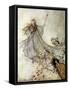 Titania the Queen of Fees. Illustration by Arthur RACKHAM (1867-1939) for the Dream of a Summer Nig-Arthur Rackham-Framed Stretched Canvas