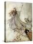 Titania the Queen of Fees. Illustration by Arthur RACKHAM (1867-1939) for the Dream of a Summer Nig-Arthur Rackham-Stretched Canvas
