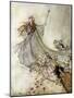 Titania the Queen of Fees. Illustration by Arthur RACKHAM (1867-1939) for the Dream of a Summer Nig-Arthur Rackham-Mounted Giclee Print