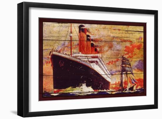 Titanic, Aged-Kate Ward Thacker-Framed Giclee Print