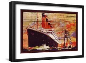 Titanic, Aged-Kate Ward Thacker-Framed Giclee Print