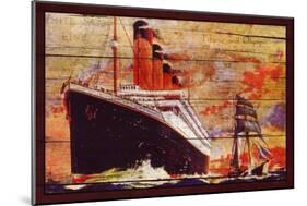 Titanic, Aged-Kate Ward Thacker-Mounted Giclee Print