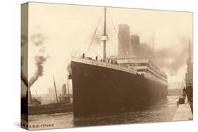 Titanic at the Dock-null-Stretched Canvas