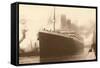 Titanic at the Dock-null-Framed Stretched Canvas