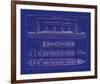 Titanic Blueprint I-The Vintage Collection-Framed Giclee Print