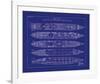 Titanic Blueprint II-The Vintage Collection-Framed Giclee Print