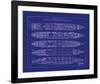 Titanic Blueprint II-The Vintage Collection-Framed Giclee Print