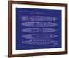 Titanic Blueprint II-The Vintage Collection-Framed Giclee Print