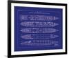 Titanic Blueprint II-The Vintage Collection-Framed Giclee Print