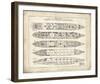 Titanic Blueprint Vintage II-The Vintage Collection-Framed Giclee Print