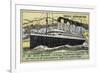 Titanic, British Transatlantic Liner, 1911-null-Framed Giclee Print