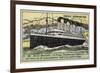 Titanic, British Transatlantic Liner, 1911-null-Framed Giclee Print