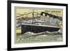 Titanic, British Transatlantic Liner, 1911-null-Framed Giclee Print