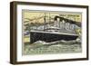 Titanic, British Transatlantic Liner, 1911-null-Framed Giclee Print