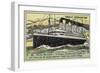 Titanic, British Transatlantic Liner, 1911-null-Framed Giclee Print