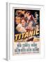 Titanic, Clifton Webb, Barbara Stanwyck, Robert Wagner, Audrey Dalton, Richard Basehart, 1953-null-Framed Art Print