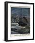 Titanic Colliding with an Iceberg-Stefano Bianchetti-Framed Giclee Print