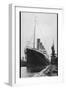 Titanic Departing from Southampton-null-Framed Photographic Print