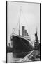 Titanic Departing from Southampton-null-Mounted Photographic Print