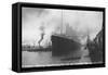 Titanic Departing from Southampton-null-Framed Stretched Canvas