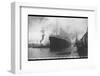 Titanic Departing from Southampton-null-Framed Photographic Print