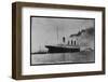 Titanic Departing from Southampton-null-Framed Premium Photographic Print