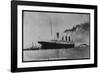 Titanic Departing from Southampton-null-Framed Photographic Print