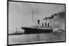 Titanic Departing from Southampton-null-Mounted Photographic Print