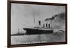 Titanic Departing from Southampton-null-Framed Photographic Print
