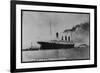 Titanic Departing from Southampton-null-Framed Photographic Print