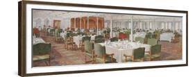 Titanic Dining Saloon-null-Framed Premium Giclee Print