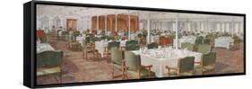 Titanic Dining Saloon-null-Framed Stretched Canvas