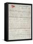 Titanic Letter-null-Framed Stretched Canvas