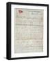 Titanic Letter-null-Framed Photographic Print