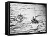 TITANIC life boats on way to CARPATHIA, 1912-null-Framed Stretched Canvas