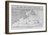 Titanic Location Map-null-Framed Giclee Print