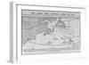 Titanic Location Map-null-Framed Giclee Print