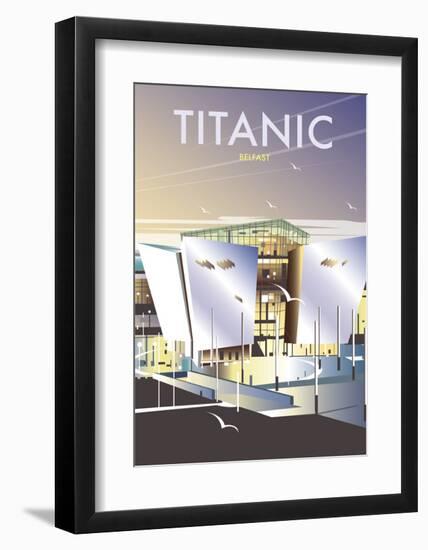 Titanic Museum - Dave Thompson Contemporary Travel Print-Dave Thompson-Framed Art Print