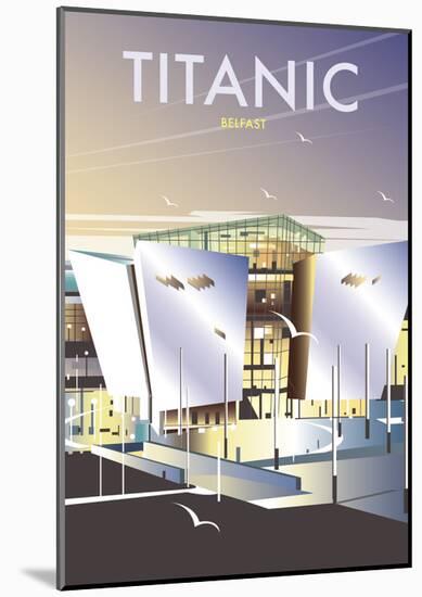 Titanic Museum - Dave Thompson Contemporary Travel Print-Dave Thompson-Mounted Art Print