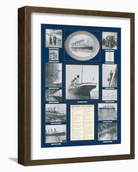 Titanic Poster-Father Francis Browne-Framed Premium Giclee Print