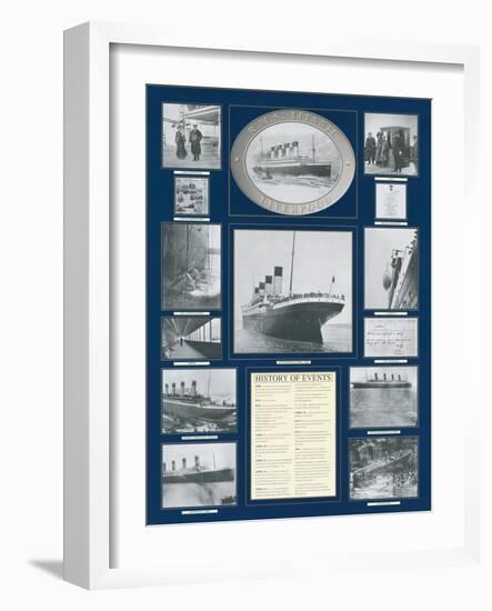 Titanic Poster-Father Francis Browne-Framed Premium Giclee Print