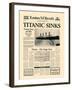 Titanic Sinks-The Vintage Collection-Framed Premium Giclee Print